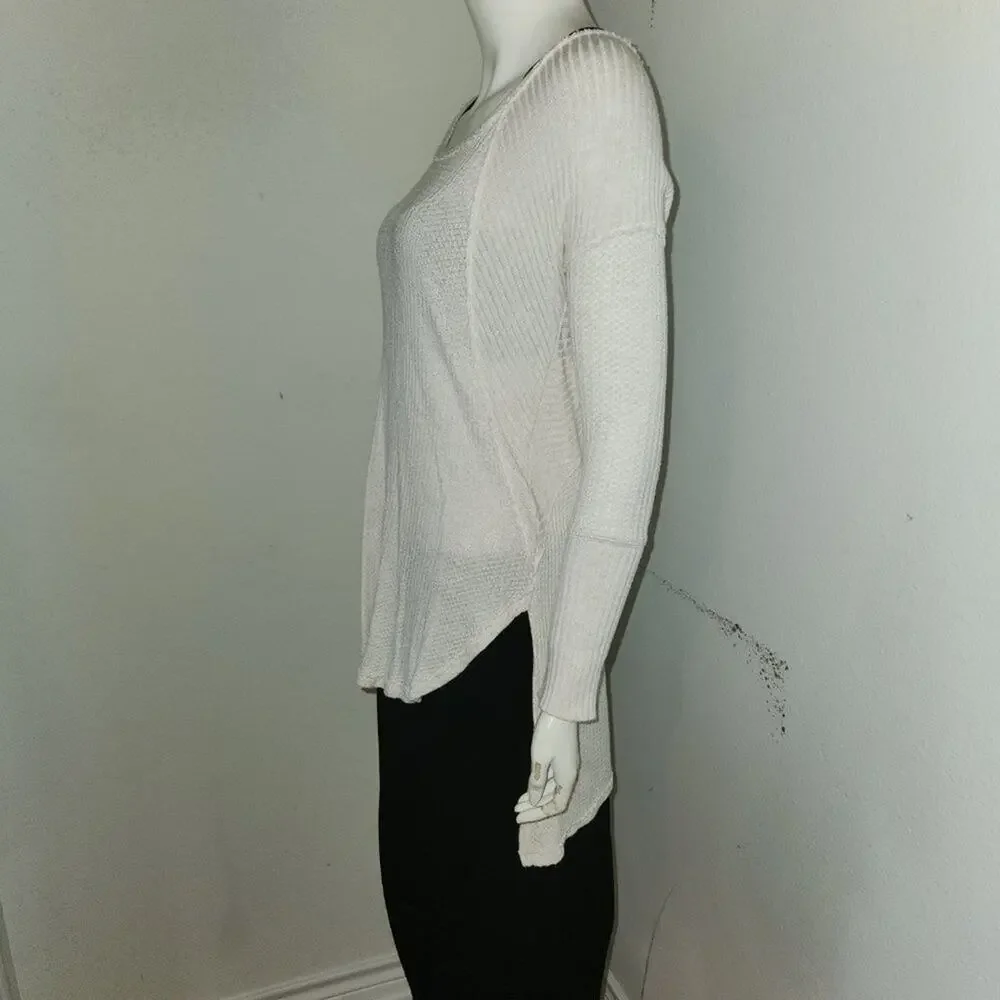 FREE PEOPLE VENTURA Raglan Thermal Top || EUC || sz  XS